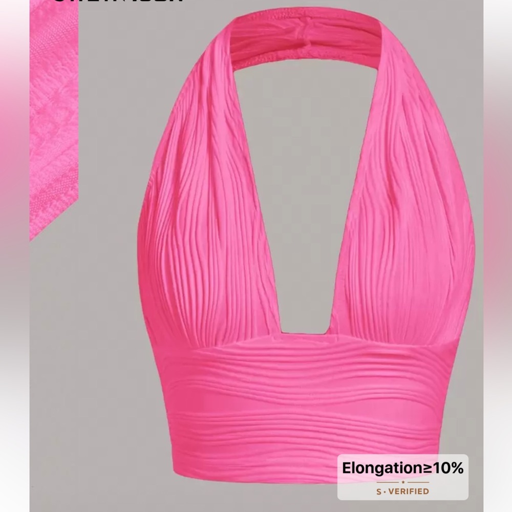 Vibrant Pink Halter Top